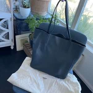 Shinola ocean blue shopper tote
